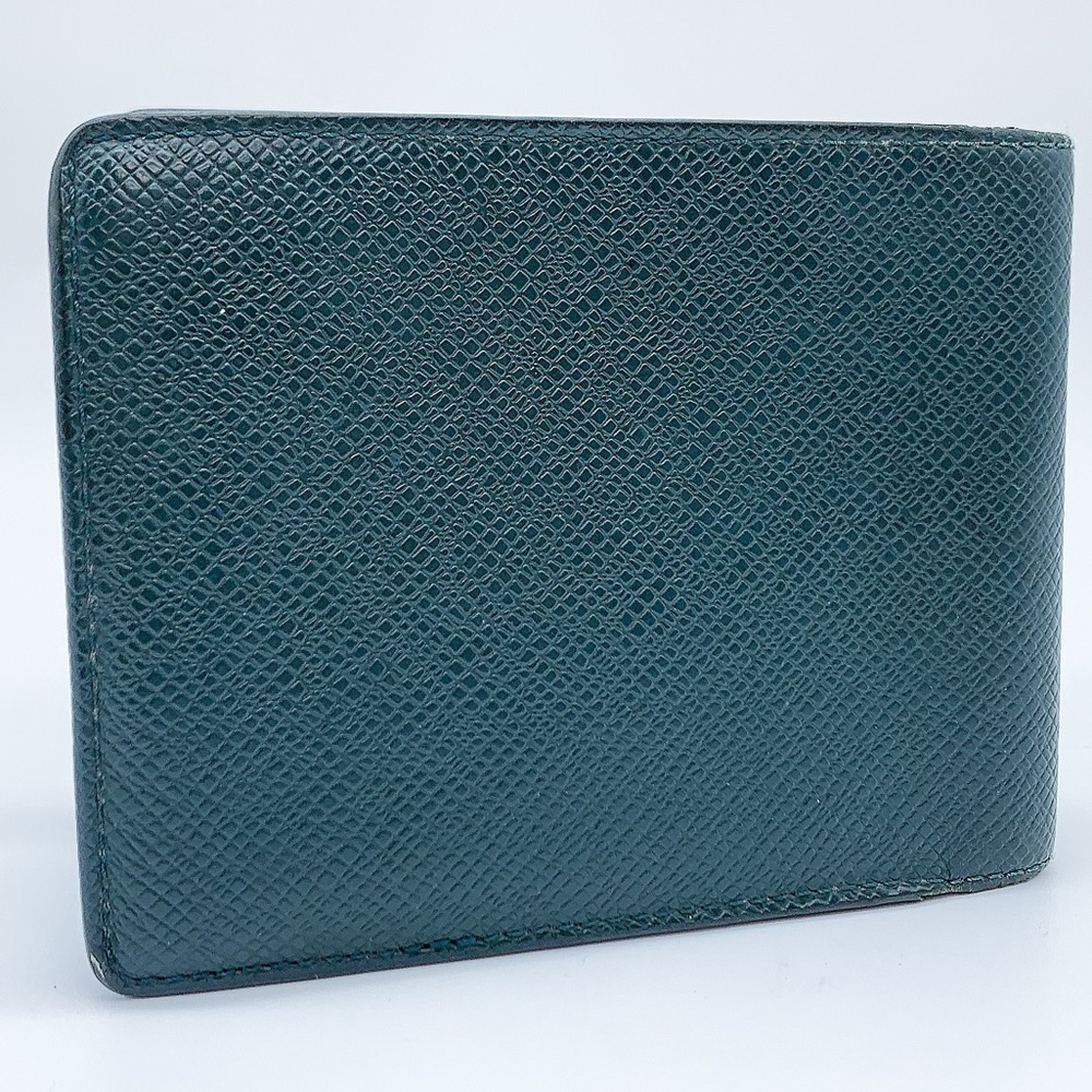 Louis Vuitton Six-Cards Bifold Pebbled Leather Wallet in Dark Green - Picture 3 of 14